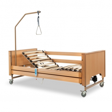 Electric bed with variable heights Electric bed with variable heights